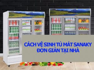 Cách vệ sinh tủ lạnh Sanaky cực đơn giản và an toàn tại nhà